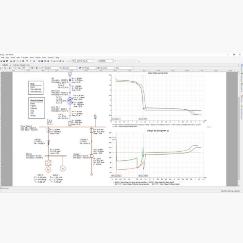 Motor Start-Up (MA) Siemens PSS®SINCAL Extended Analysis Modules