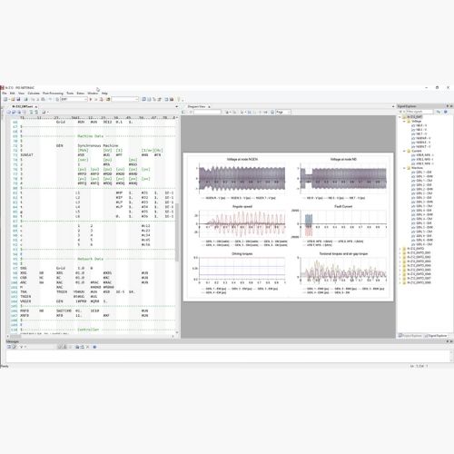 Torsional Analysis (TOR) Siemens Advanced Dynamic and Transients Modules powered by PSS®NETOMAC