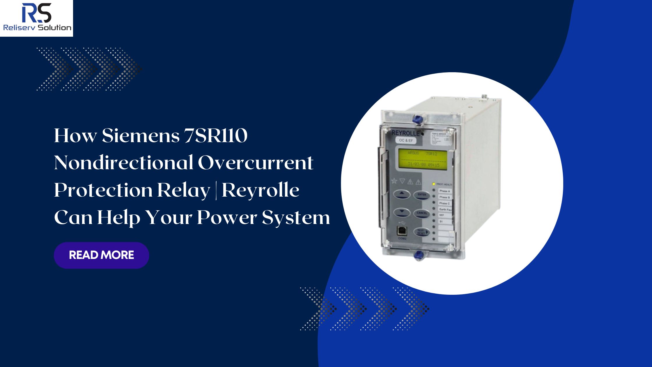 Buy Siemens 7SR110 Nondirectional Overcurrent Protection Relay