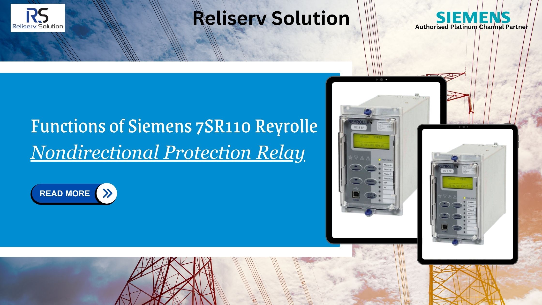 Siemens 7sr110 Overcurrent Relay: Nondirectional Relay Guide