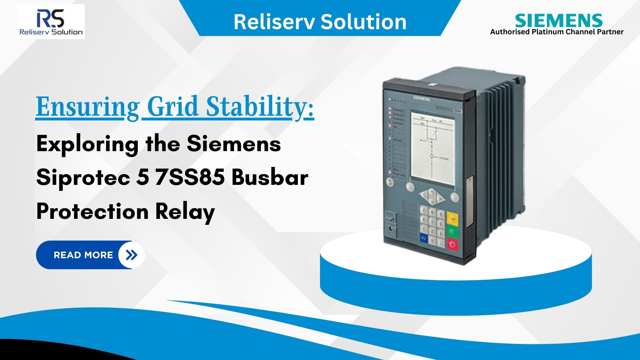 Siemens 7SS85 Busbar Protection Relay: Ensuring Grid Stability