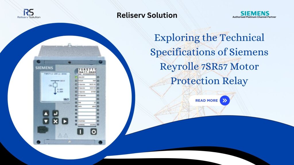 7SR57 motor protection relay