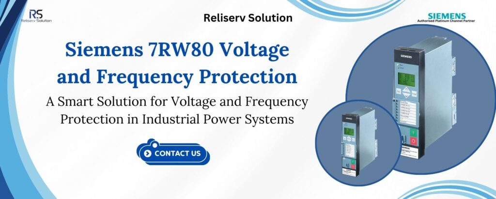 7RW80 Voltage and Frequency Protection