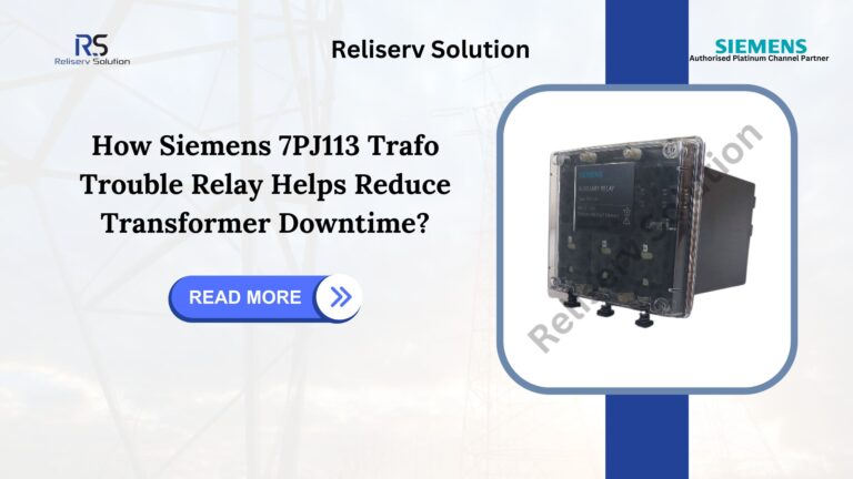 Siemens 7PJ113 Trafo Trouble Relay