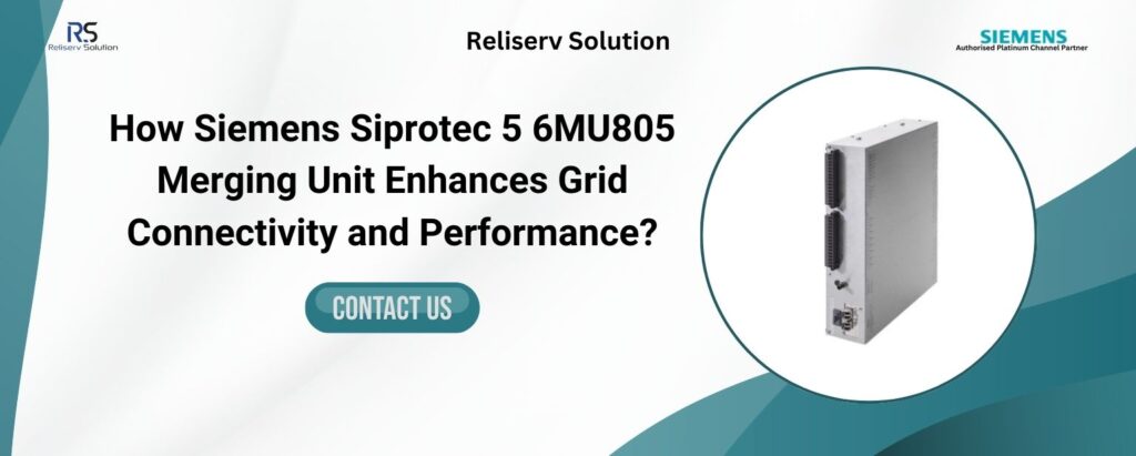 Siprotec 6MU805 Merging Unit